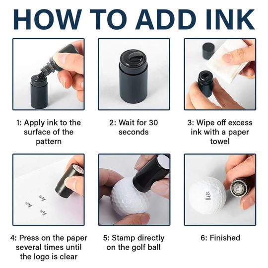 Custom Name Face Gestures Personalized Golf Ball Stamp Box