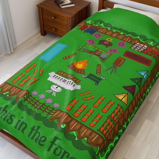 Roblox Forest-inspired 99 Nights Design, Kids Room Home Decor, Christmas or Birthday Gift