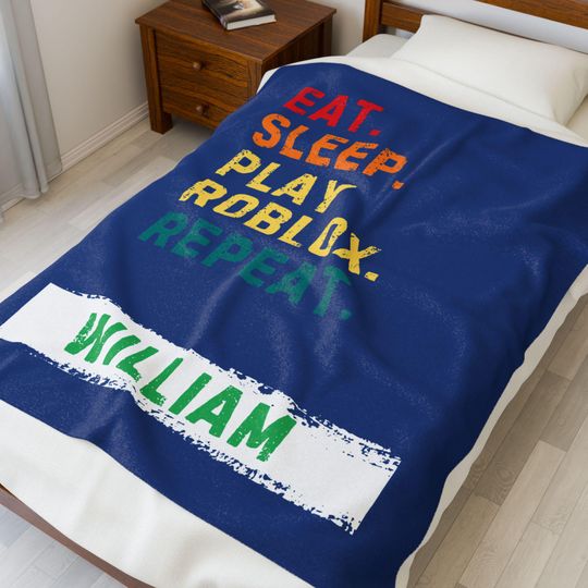 Roblox Fleece Blanket with Customization
