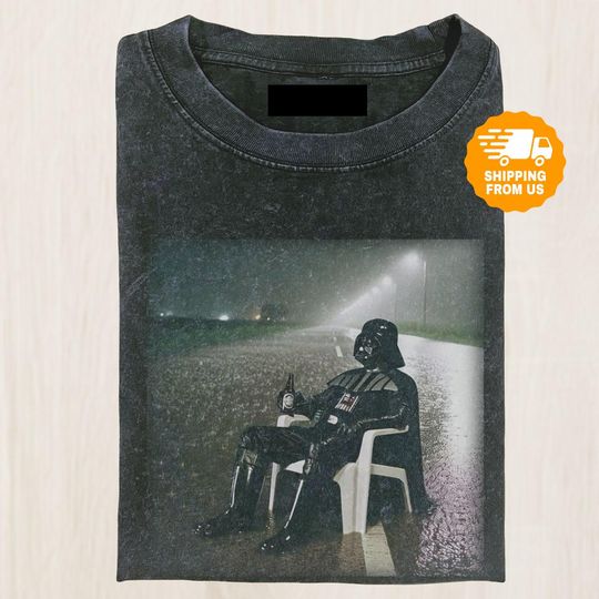 Discover Sad Darth Vader Shirt, Funny Star Wars Drinking Tee Shirt, Moody Rain Beer Graphic Shirt, Dark Humor Shirt, Disney Gift