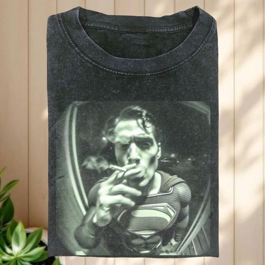 Funny Superhero Smoking Shirt, Marvel Unisex T-Shirt, Graphic Tee, Gift for Fans, Street Style