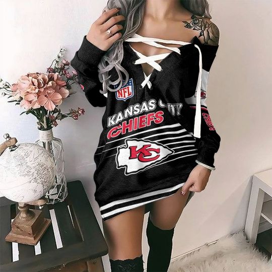 Kansas City Chiefs Lace-Up Sweatshirt