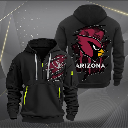 Arizonna Cardinals Quarter Zip Hoodie