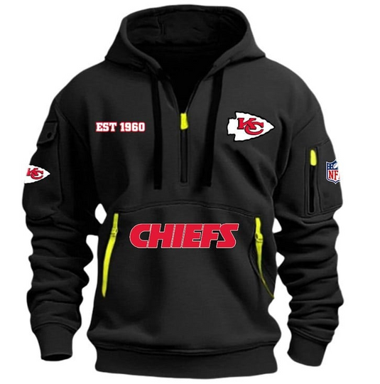 2025 - football - Kansas City Chiefs - Quarter Zip Hoodie