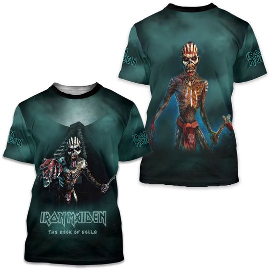 Hot!!! 2025 Iron Maiden Inspired 50th Anniversary 3D T-Shirt