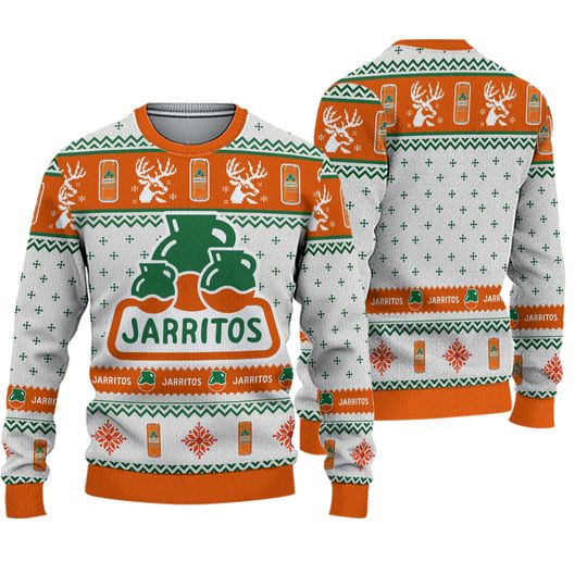 Jarritos Graphic Printed Ugly Christmas Sweater