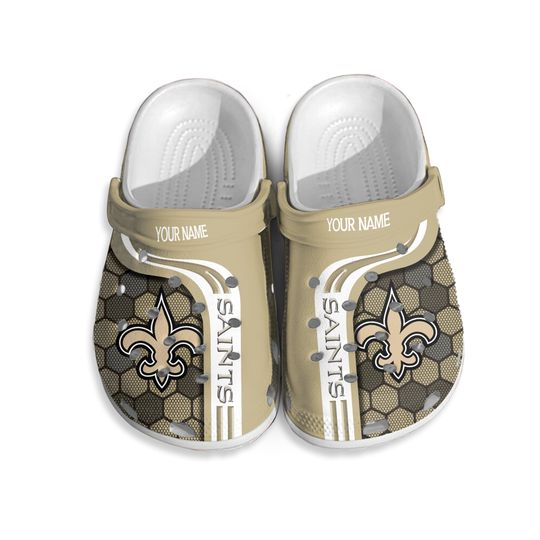 New Orleans Saints Personalized Crocs Fleece Clog