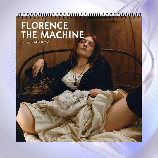 Florence + The Machine 2026 Wall Calendar Bohemian Indie Music Art