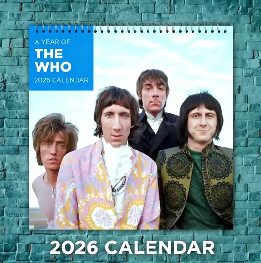 The Who Calendar 2026, The Who Celebrity 2026 Wall Calendar