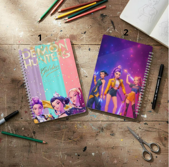 Discover KPop Demon Hunters Spiral Notebook  Rumi Mira Zoey Journal