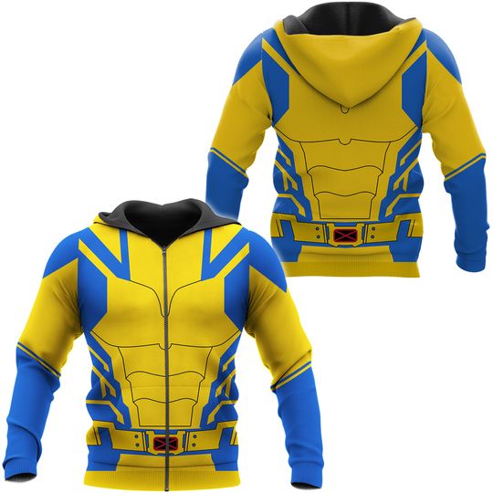 Wolverine Costume Zip 3D HOODIE Mother Day Gift All Over Print Best Price