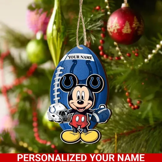 Discover Personalized Indianapolis Team Coltss Sport Christmas Ornament, For Football Fan