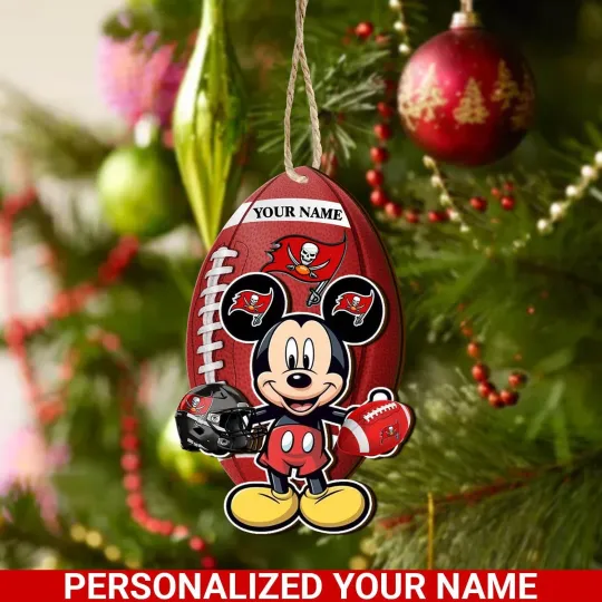 Discover Personalized Tampa Bay Team Buccaneerss Sport Christmas Ornament, For Fan