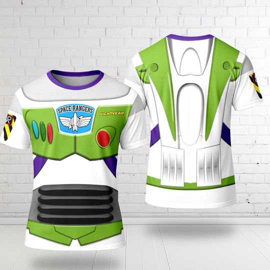Buzz Lightyear Astronaut Toy Halloween 3D Shirt, Halloween Costume For Family Group T-Shirt, Space Toy Cosplay Costume Tee, Gift For Friend