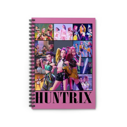 Huntrix fan gift Spiral Notebook, Huntrix Fan Art Journal