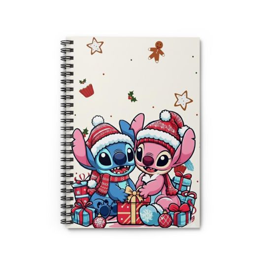 Discover Christmas Stitch and Angel Notebook | Spiral Ruled Notebook