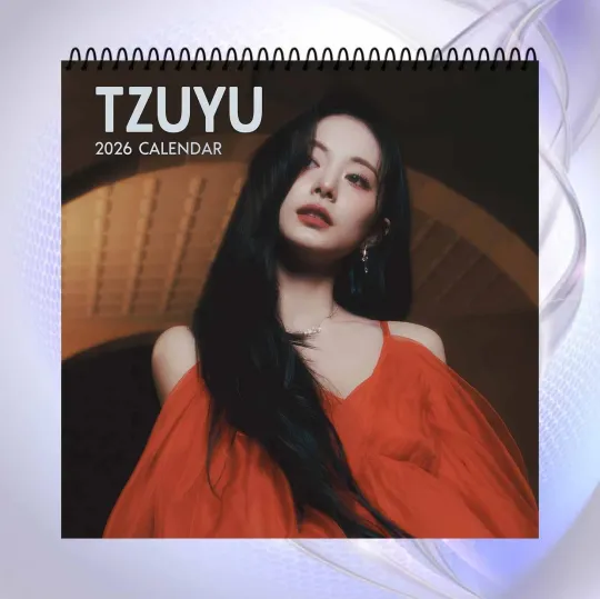 Discover Tzuyu 2026 Calendar, K-Pop Idol Desk Calendar, Elegant Fan Gift