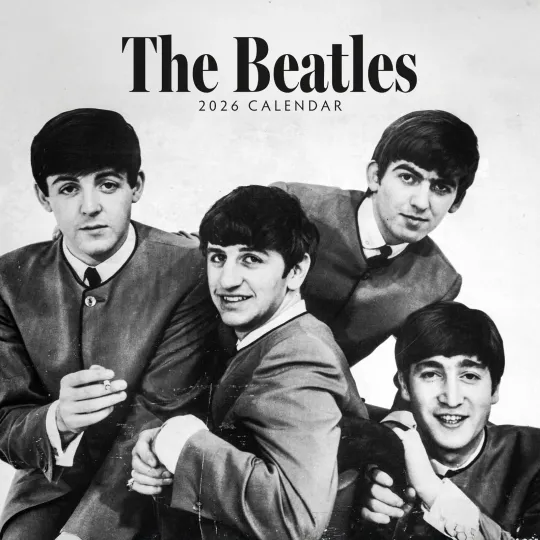 Red Robin 2026 The Beatles Monthly Vertical Wall Calendar