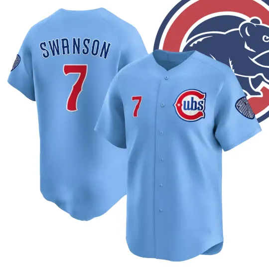 Discover Dansby Swanson #7 Baseball Jersey Full Size