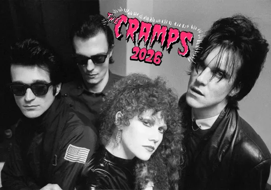 Discover 2026 Wall Calendar The Cramps Vintage Rock Music