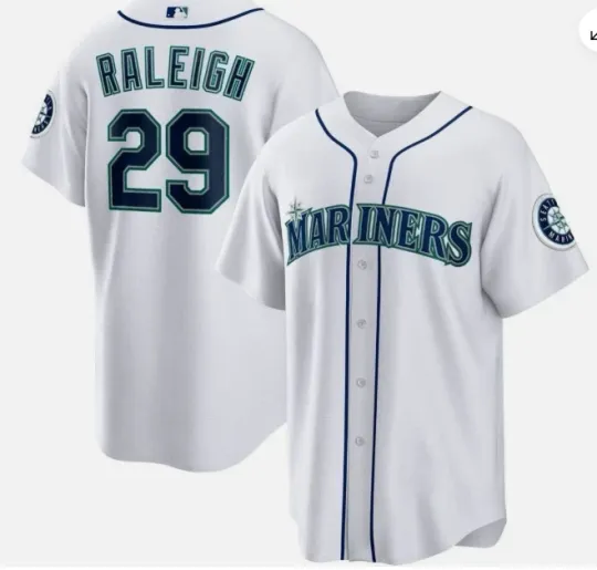 Discover Seattle Cal Raleigh #29 Full Printed Baseball Jersey