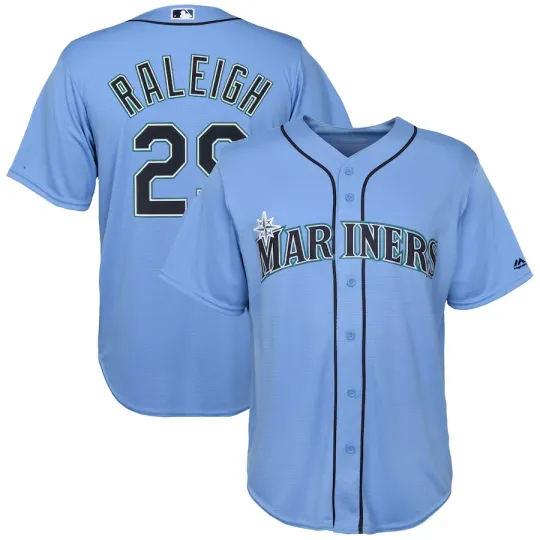 Discover Cal Raleigh Seattle #29 Baseball Jersey Shirt All Size S-5XL