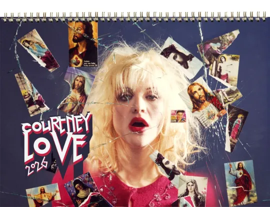 Discover 2026 Wall Calendar (12pg) COURTNEY LOVE Vintage Music Photo Posters