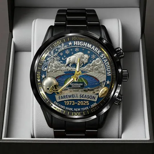 Discover Buffalo Bill Farewell Season Black Stainless Steel Watch