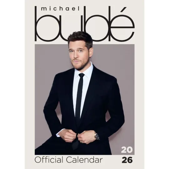 Discover Michael Buble 2026 Vertical Wall Calendar