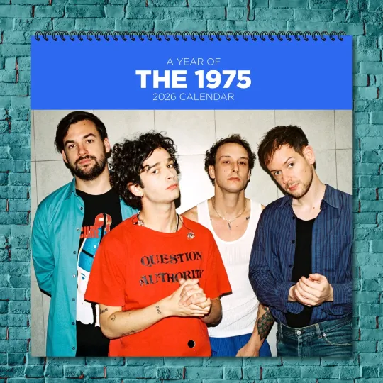 Discover The 1975 2026 Wall Calendar 12-Month Celebrity Photo Calendar