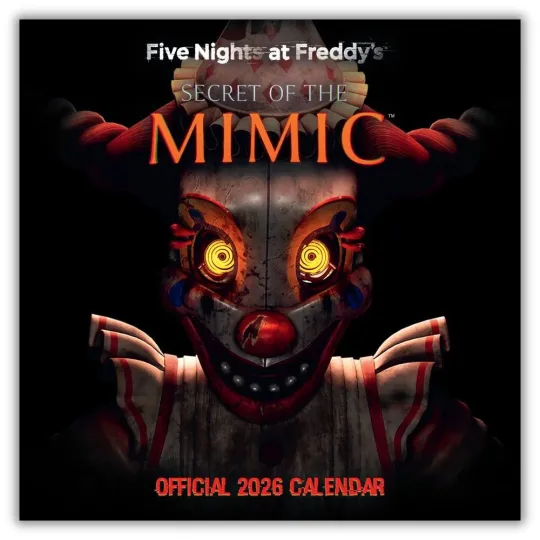 Discover 2026 Calendar Five Nights at Freddys Month View Square Calendar Official Product