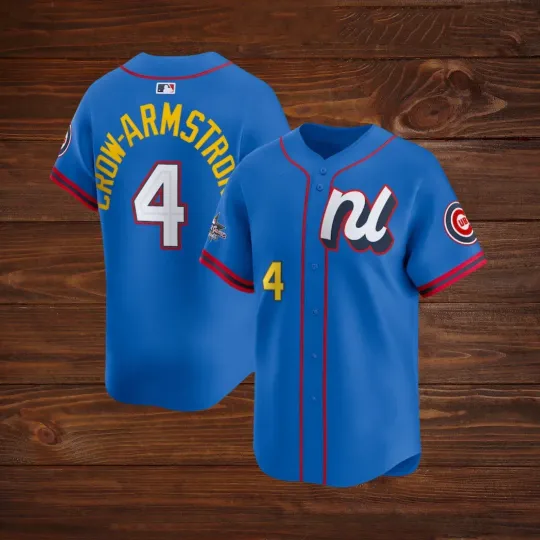 Chi-ca-go Cub-s Pete Crow-Armstrong Light Blue Baseball Jersey