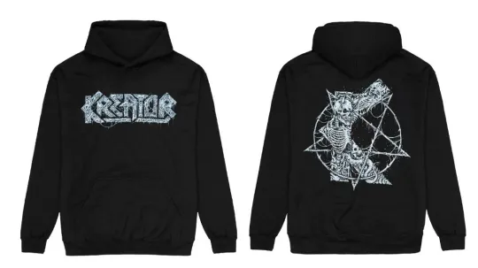 Thrash Metal Kreator Dark Art Pentagram Hoodie Band