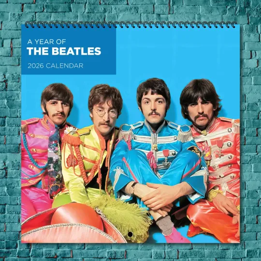 The Beatles 2026 Wall Calendar, 12-Month Vertical Wall Calendar