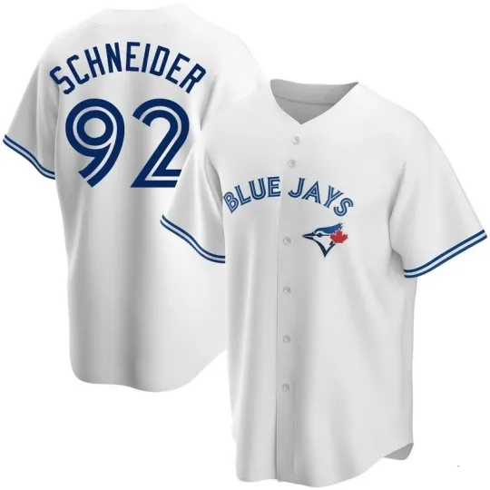 Discover Davis Schneider Toronto Blue Jays Polyester Baseball Jersey