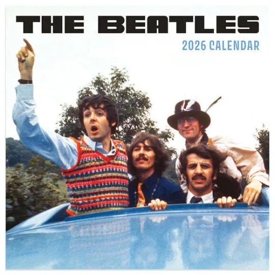 TF Publishing The Beatles 2026 Mini Vertical Wall Calendar