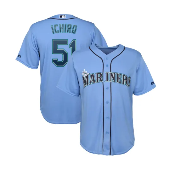 Discover Seattle Ichiro Suzuki 51 Baseball Jersey Size S-5XL Gift Fan