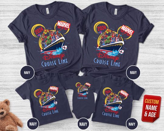Discover Marvel Day at Sea 2026 Disney Cruise Line Shirt/Disney Cruise 2026 Shirt/Family Cruise/Disney Family Vacation 2026/Disney World OFYL01