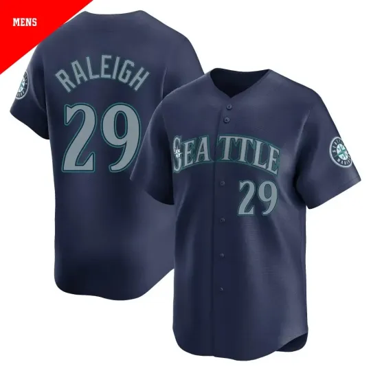 Discover #29 Cal Raleigh Full Printed Baseball Jersey Shirt S-5XL TMB6505