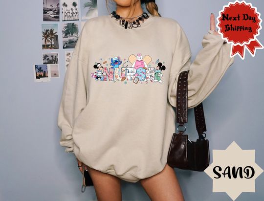 Discover Disney Nurse Shirt, Stitch Nurse Week Shirt, Disney Nurse Gift, Disney Nurse Sweatshirt, Nursing Gift, Nurse's Day Labor And Delivery Shirt