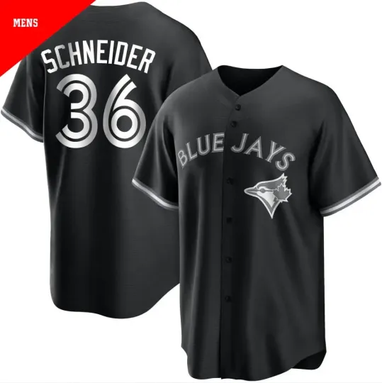 Discover ＃36 Davis Schneider Blue Jays Polyester Baseball Jersey