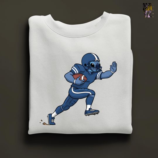 Discover Custom Stitch Football Sweatshirt, Disney Stitch Hoodie, Super Bowl Football Sweater, Personalized Stitch Football Gift, Custom Football Tee