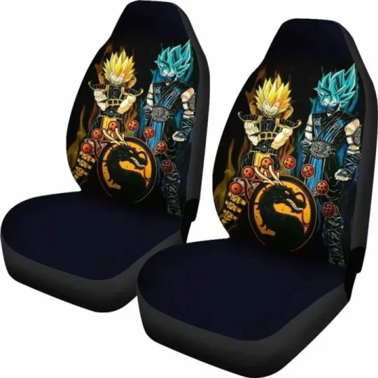 Goku Vegeta Car Seat Covers