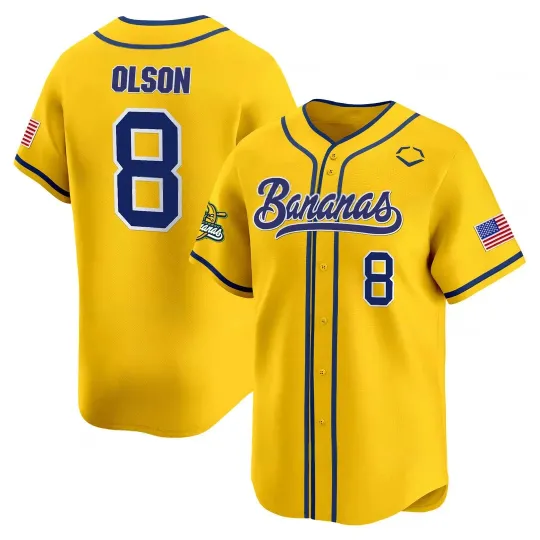 Collection New Savannah Bananas Jersey Yellow Funny Baseball