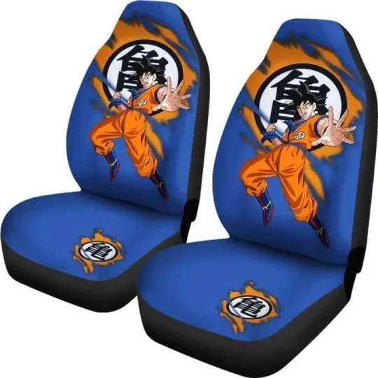 Dragon Ball Goku Car Seat Covers