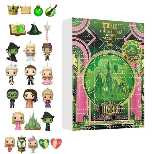 Discover Acrylic Advent Calendar Blind Box, Wicked Christmas Countdown, 24 Days of Surprises, Home & Living Decor