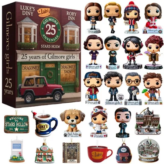 Gilmore Girls 25th Anniversary 24-Day Acrylic Advent Calendar Blind Box