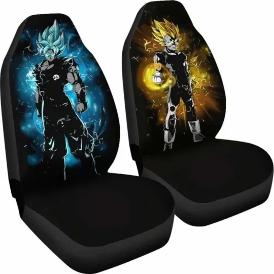 Goku Vegeta Car Seat Covers