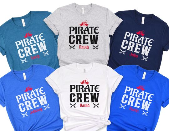 Discover Pirate Crew Matching Family Cruise Shirts, Cruise matching shirt, Family Cruise Shirts, Pirate crew shirts, family Cruise tees, 400467