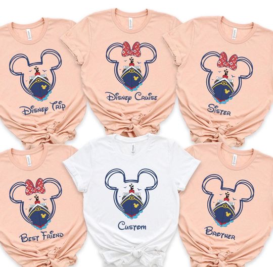 Discover Custom Disney Cruise Family Vacation 2025 Shirts, Disney Cruise Group Shirt, Disneyworld Shirts, Family Matching Cruise Shirts, 100909